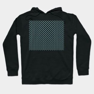 Powder Blue Polka Dot Pattern Hoodie